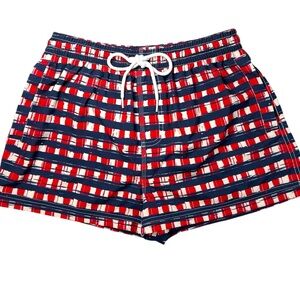 Southern Proper Small Plaid Swim Shorts